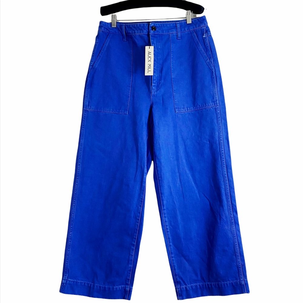 Alex Mill Patrick Pant Cobalt Blue Size 14 New